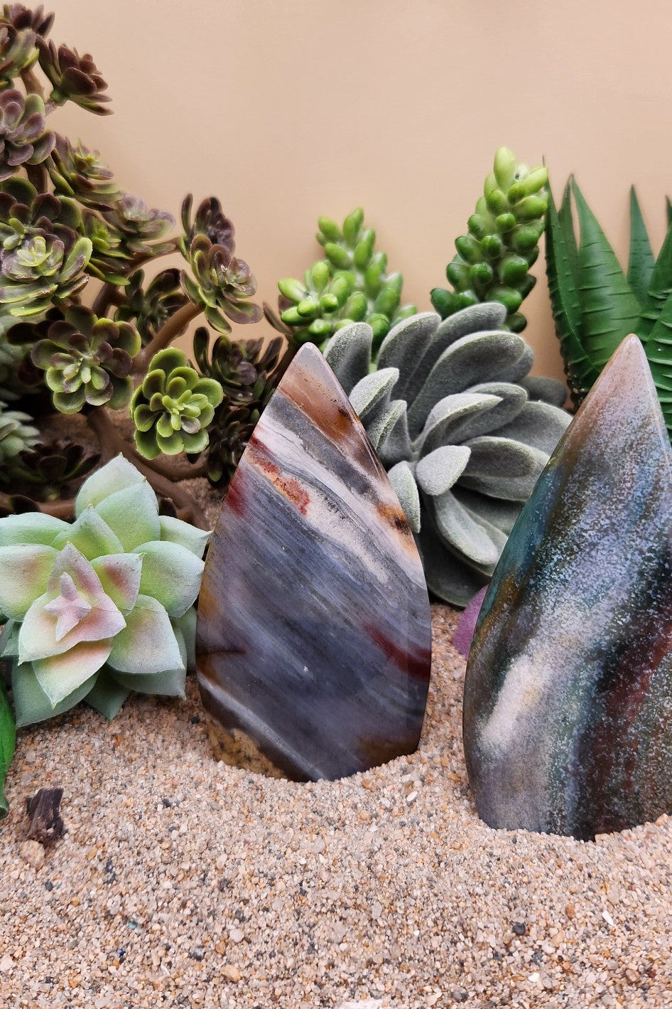 Ocean Jasper Free Form Flame