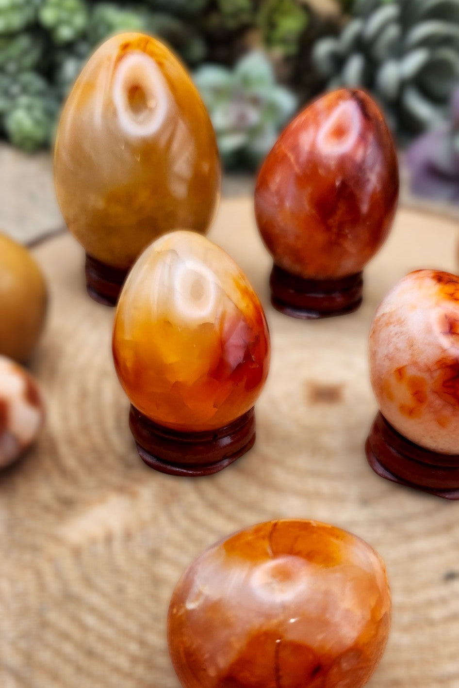 Carnelian Crystal Eggs