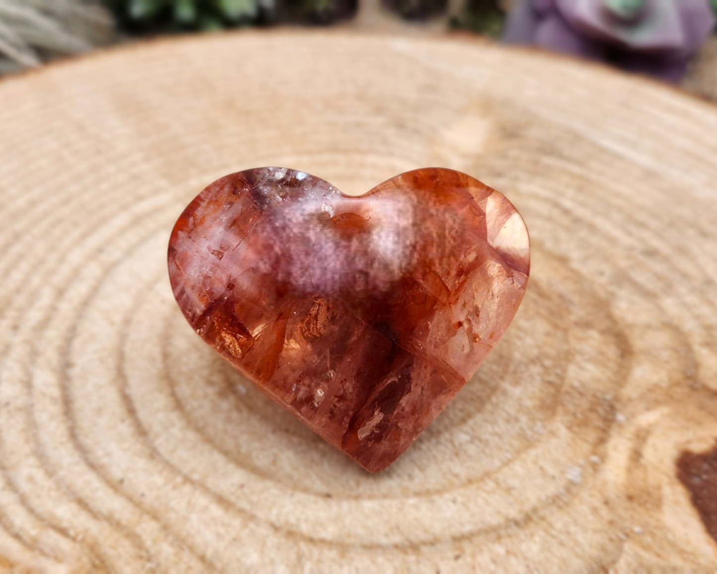 Fire Quartz Heart