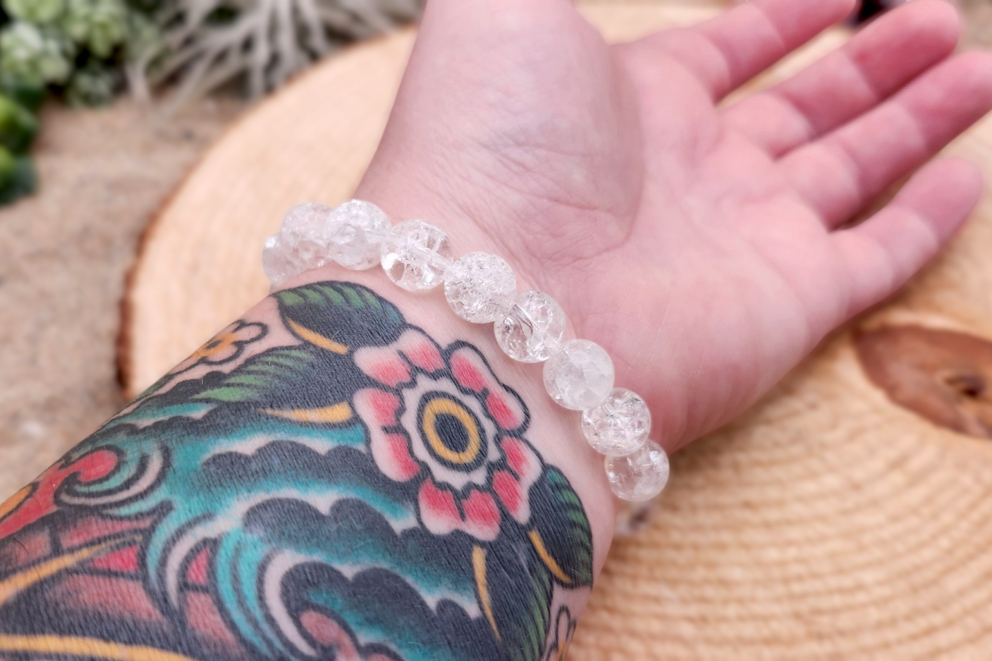 Crackle Quartz Bracelet (8mm/10mm)