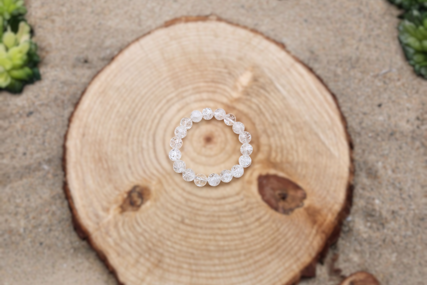 Crackle Quartz Bracelet (8mm/10mm)