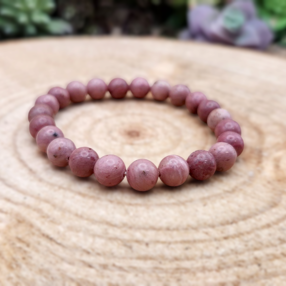 Rhodonite Bracelet 8mm