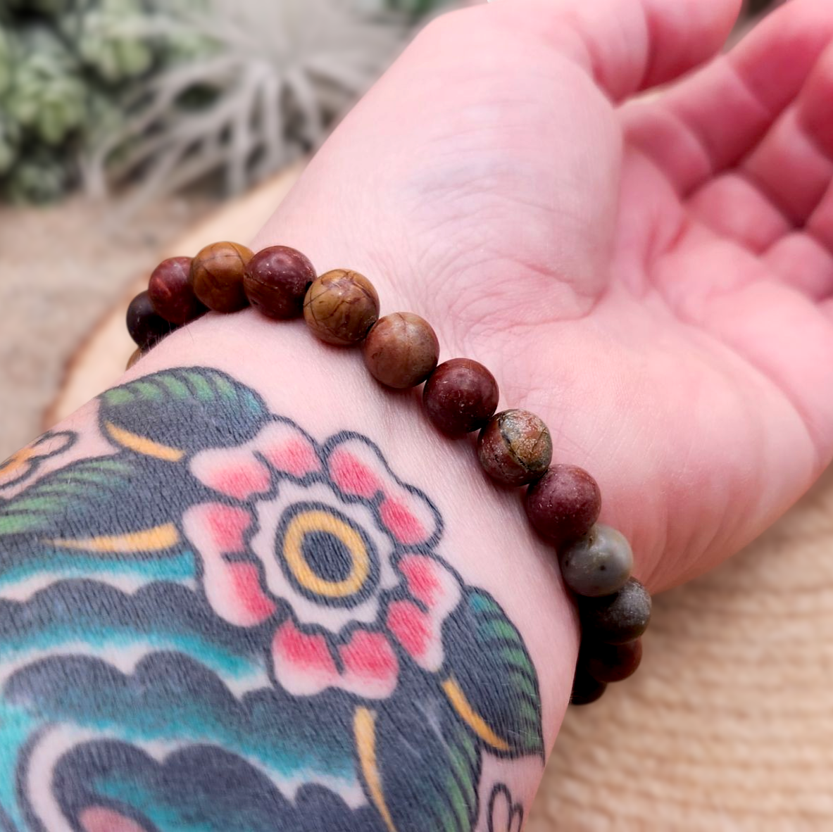 Picasso Jasper Bracelet 8mm