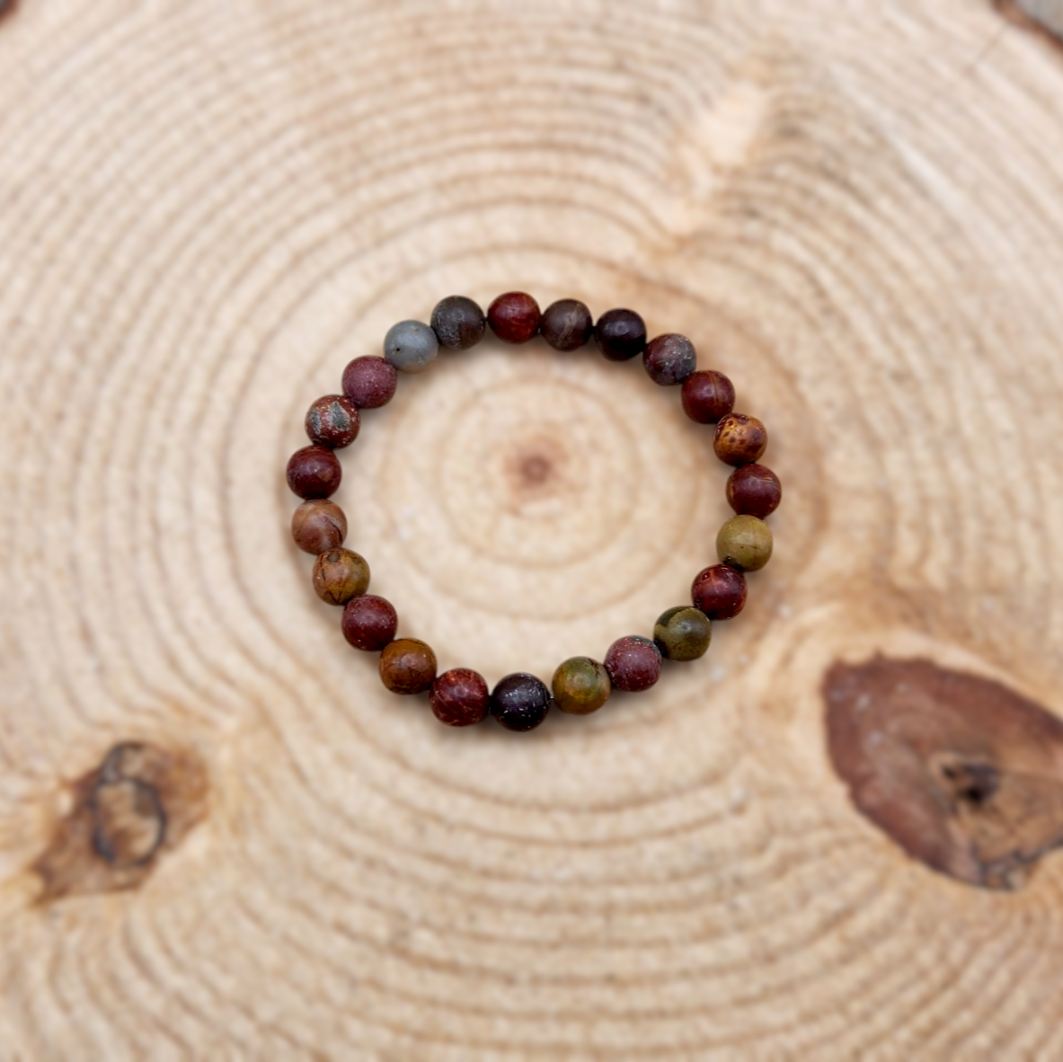 Picasso Jasper Bracelet 8mm