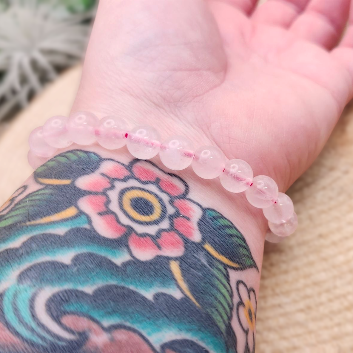 Rose Quartz Bracelet 8mm