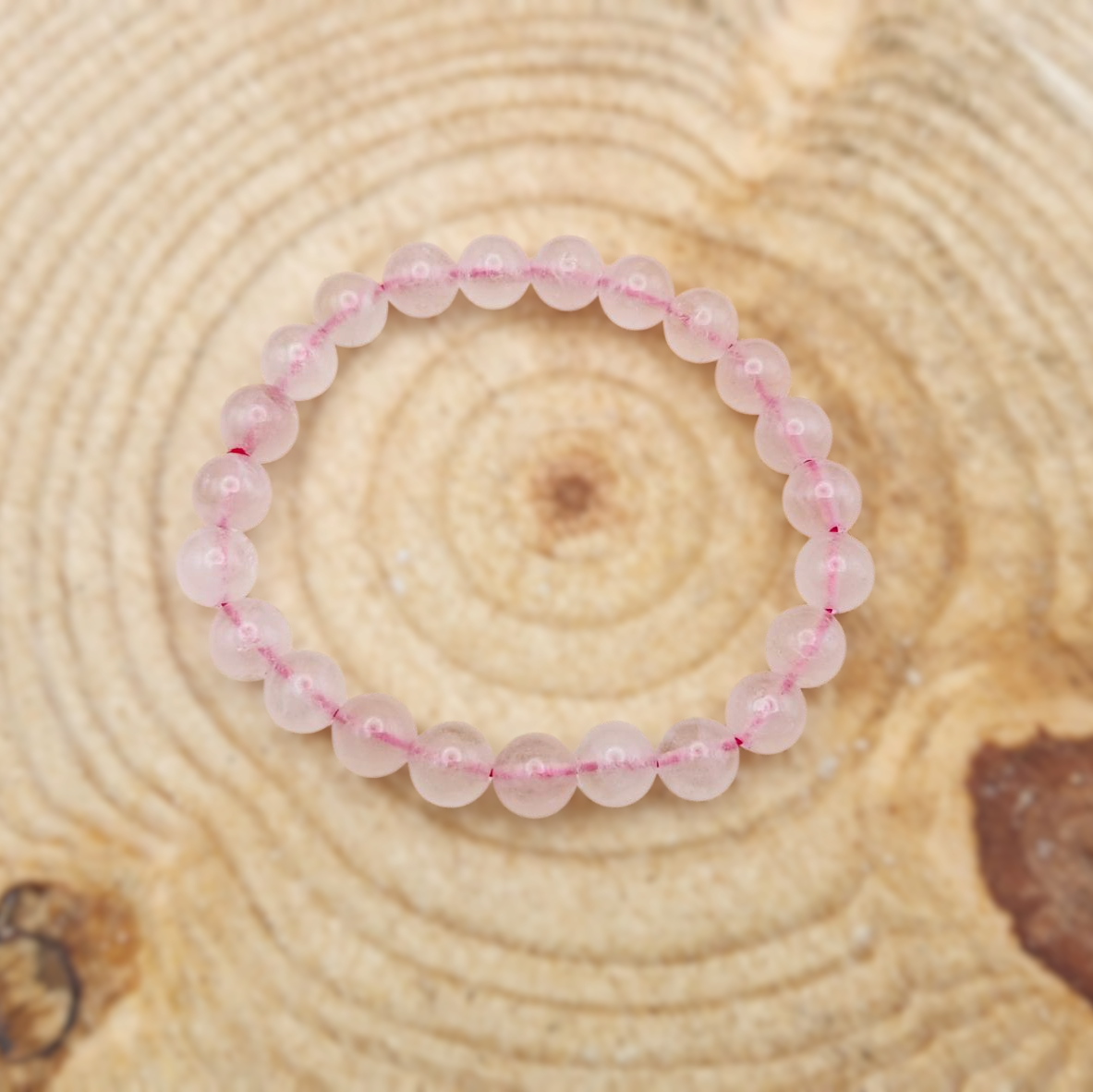 Rose Quartz Bracelet 8mm