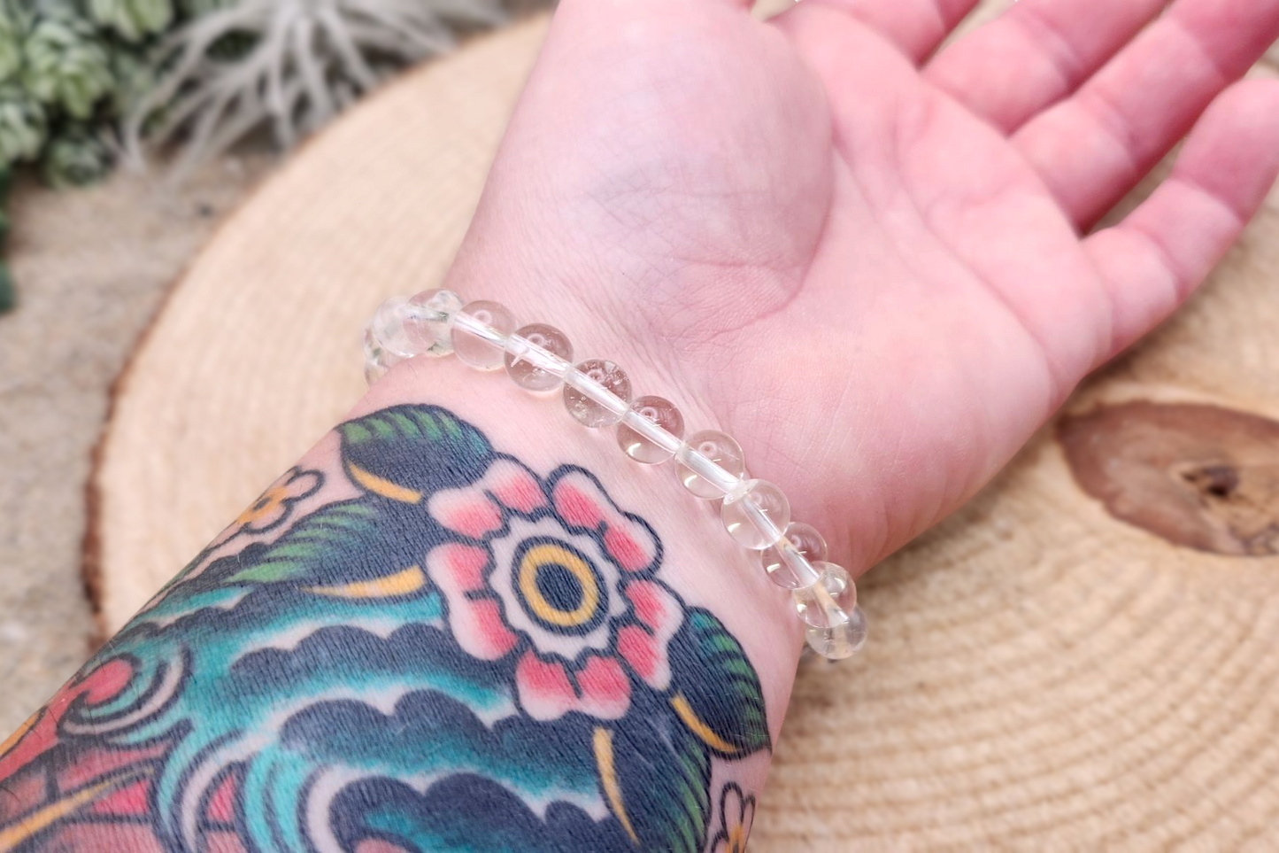 Clear Quartz Bracelet (8mm)