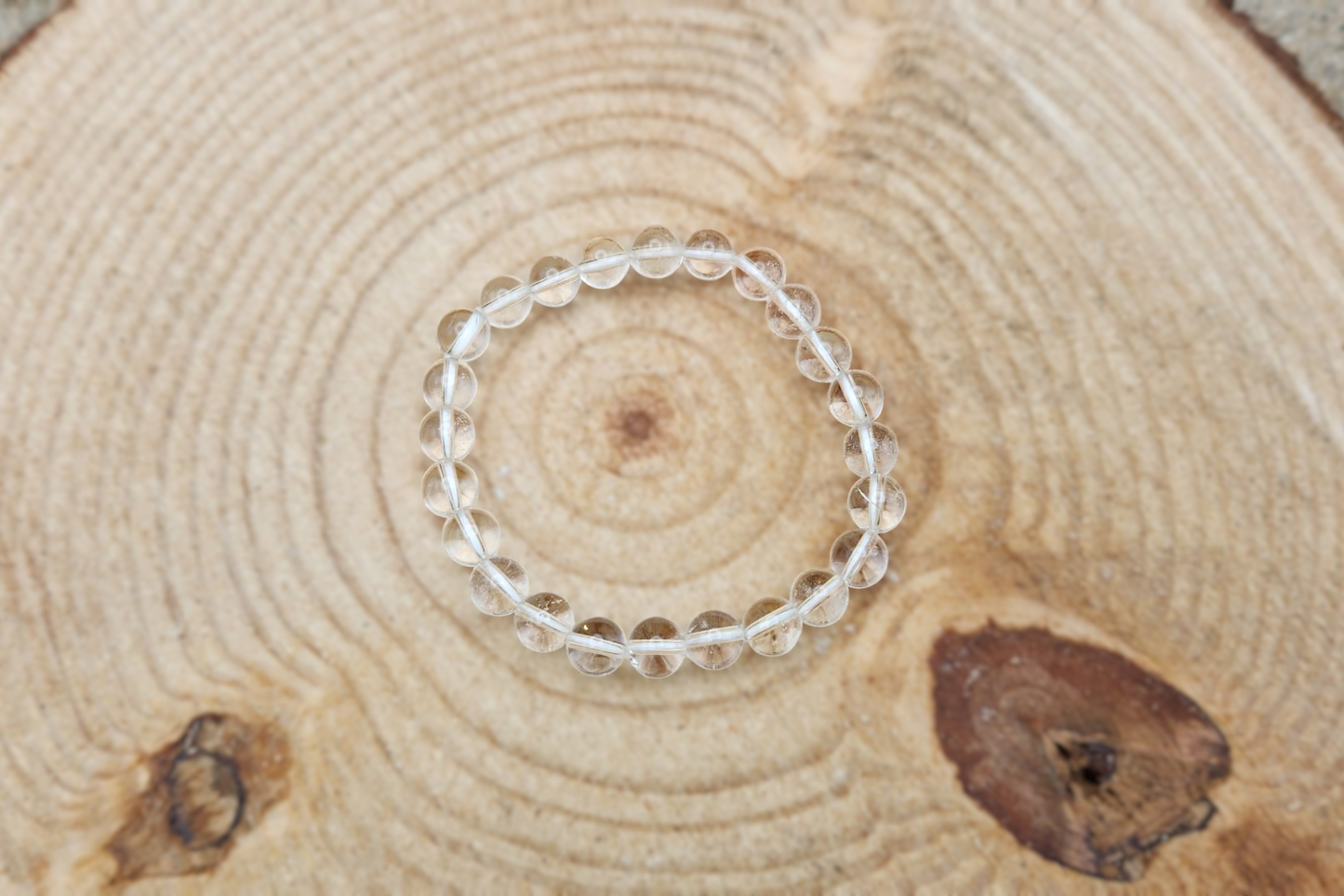 Clear Quartz Bracelet (8mm)