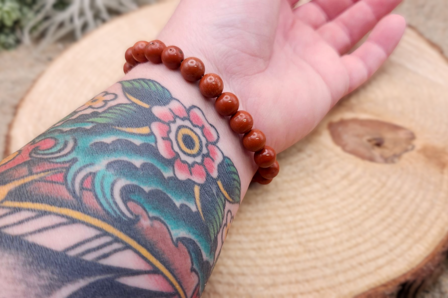 Red Jasper Bracelet (8mm)