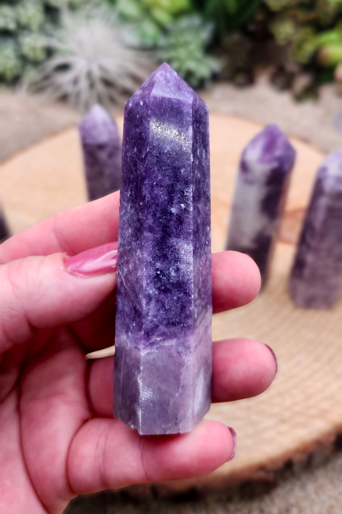 Lepidolite Tower