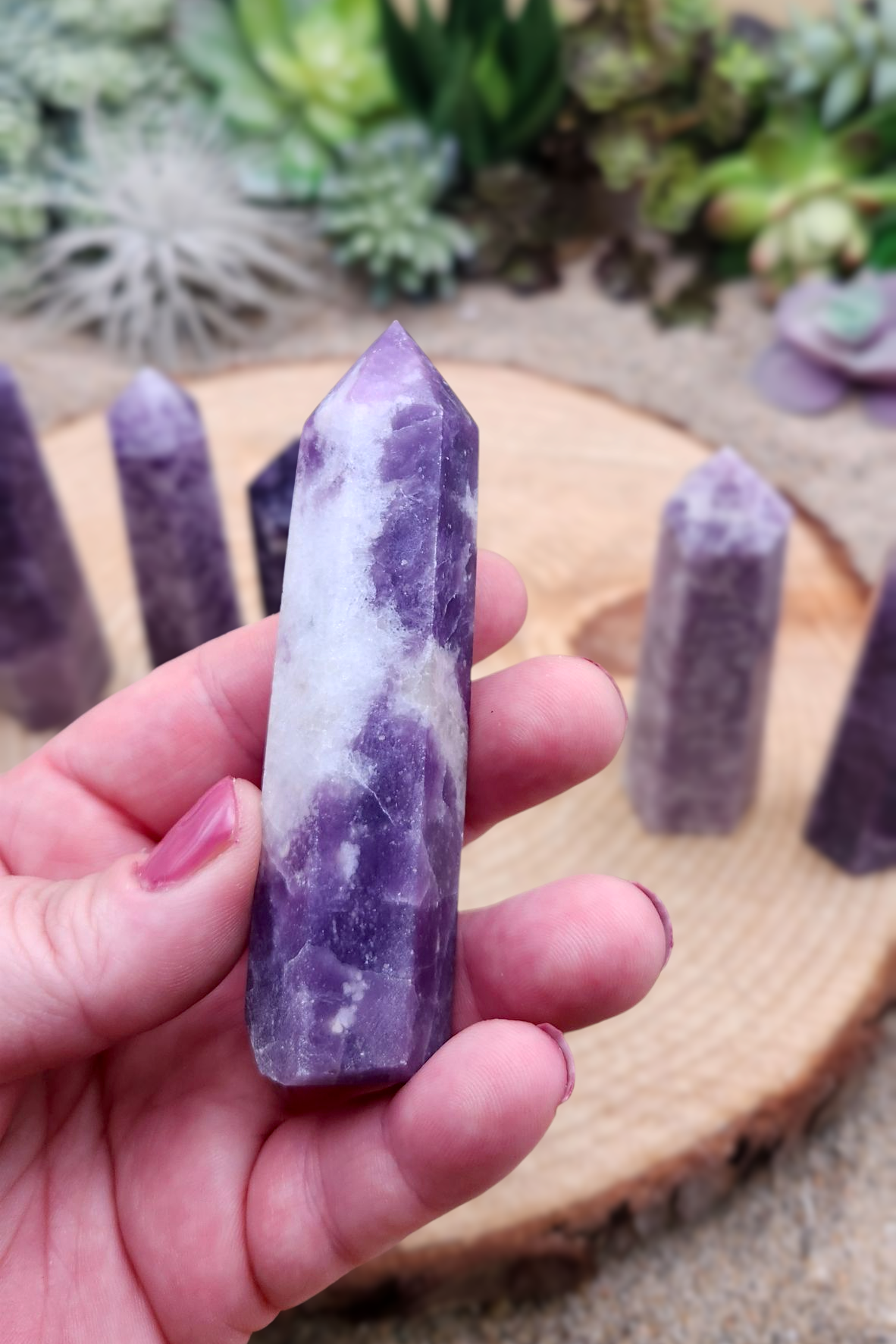 Lepidolite Tower