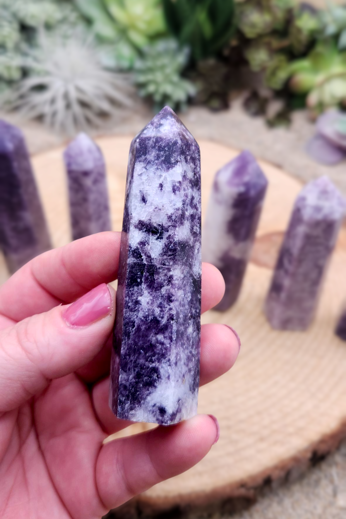 Lepidolite Tower