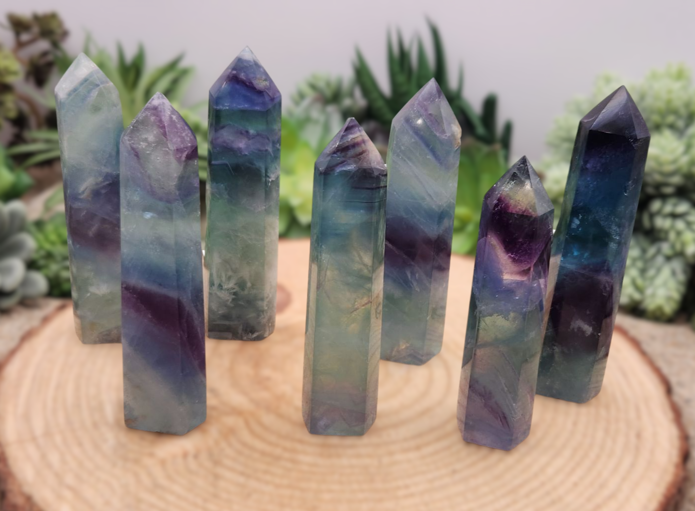 Rainbow Fluorite Tower