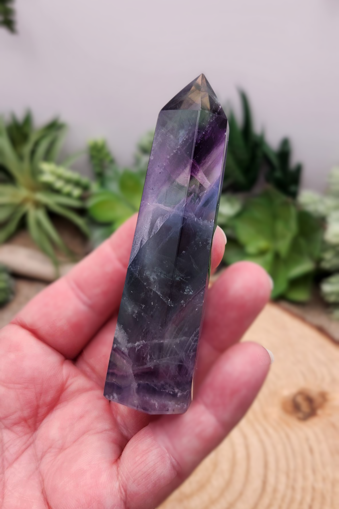 Rainbow Fluorite Tower