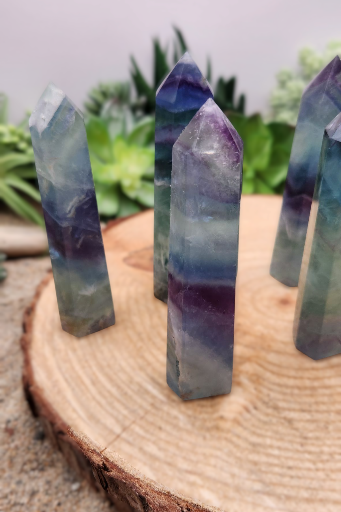Rainbow Fluorite Tower