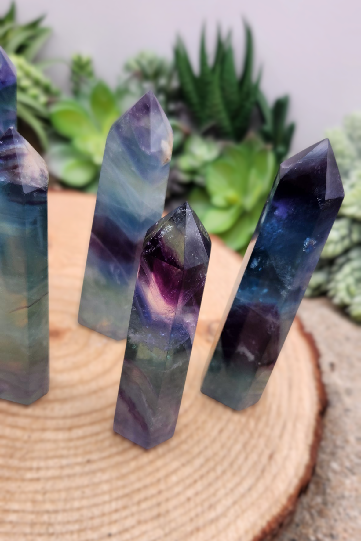 Rainbow Fluorite Tower