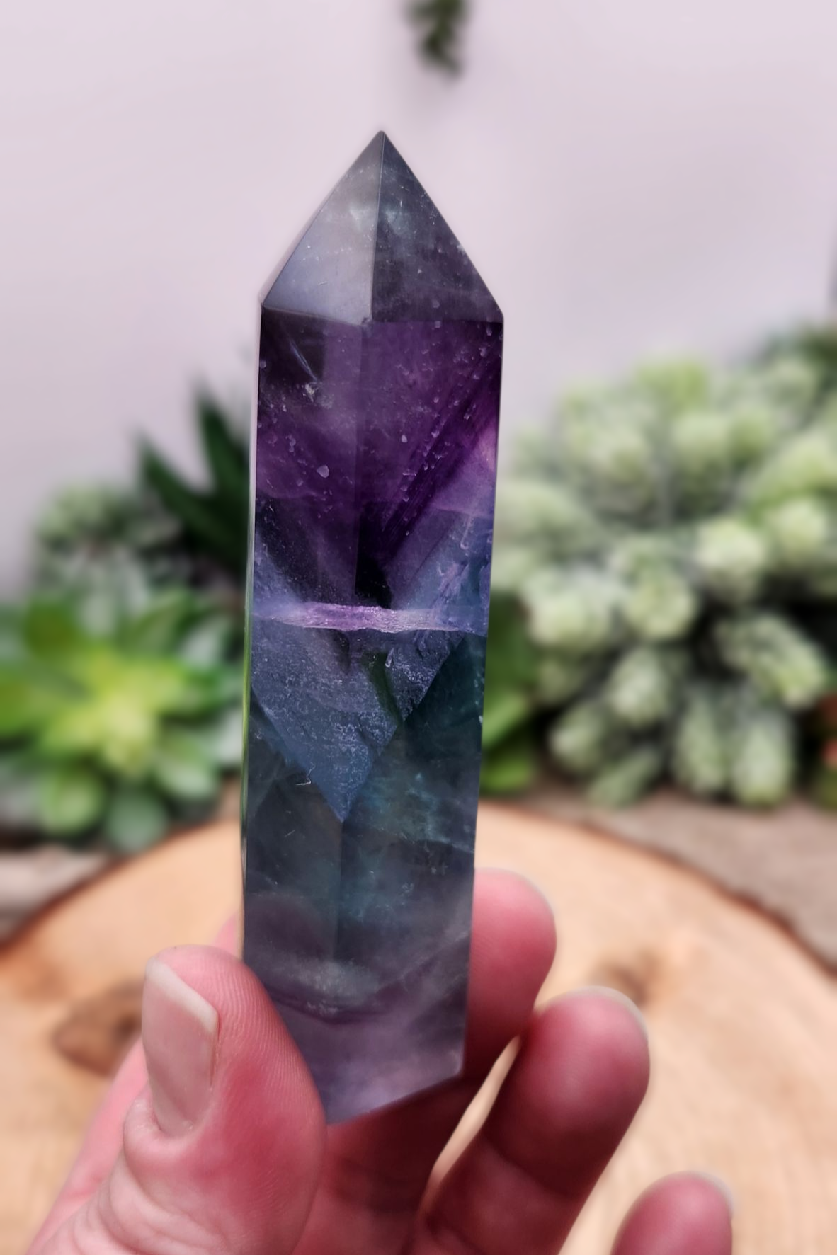 Rainbow Fluorite Tower