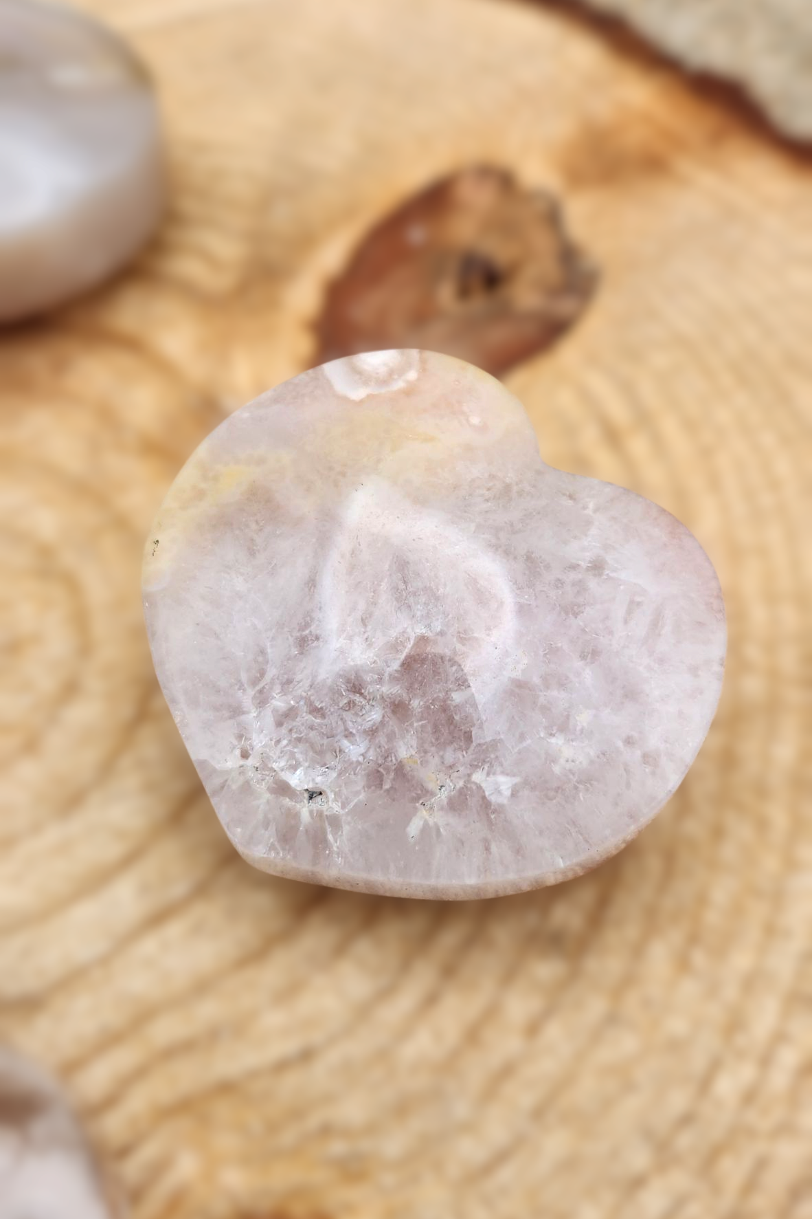 Blossom Agate Heart