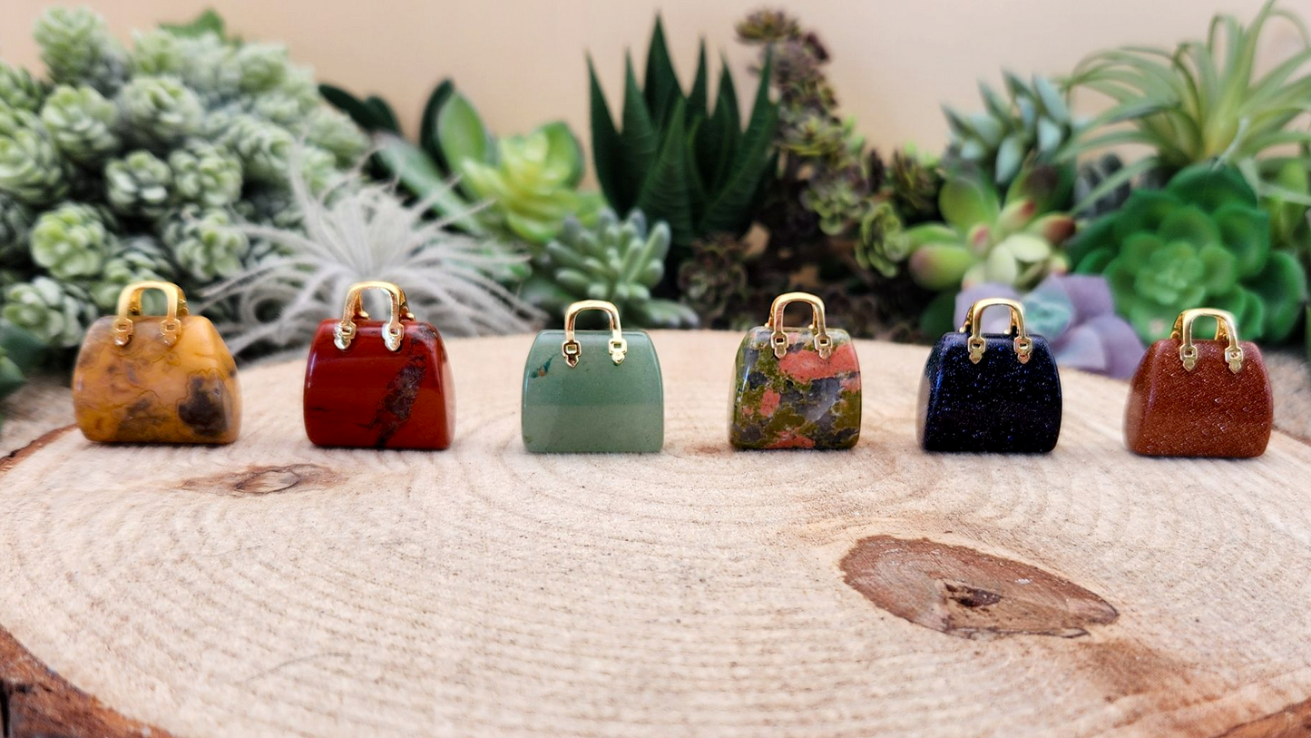 Gemstone Handbag Pendants