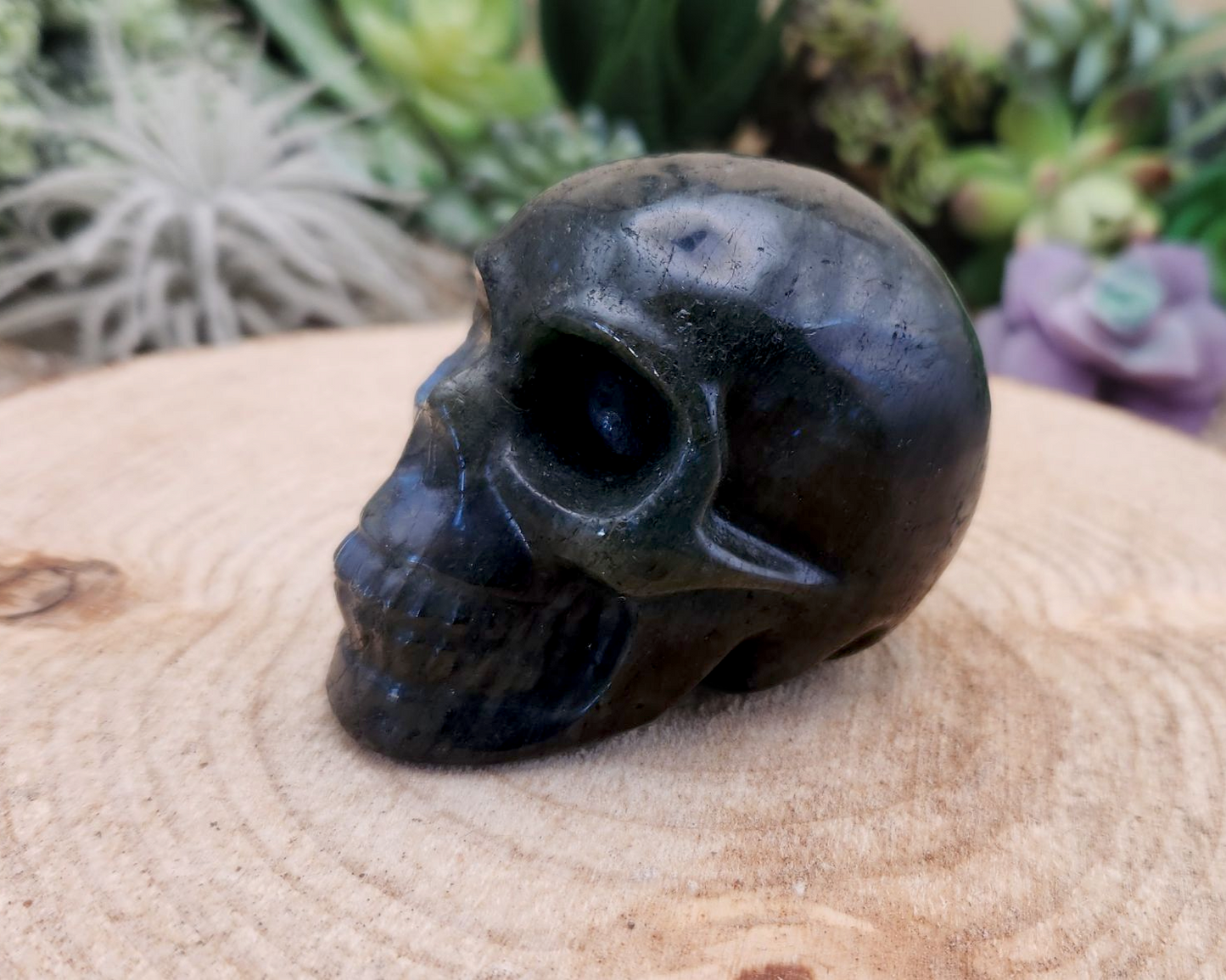 Labradorite Skull