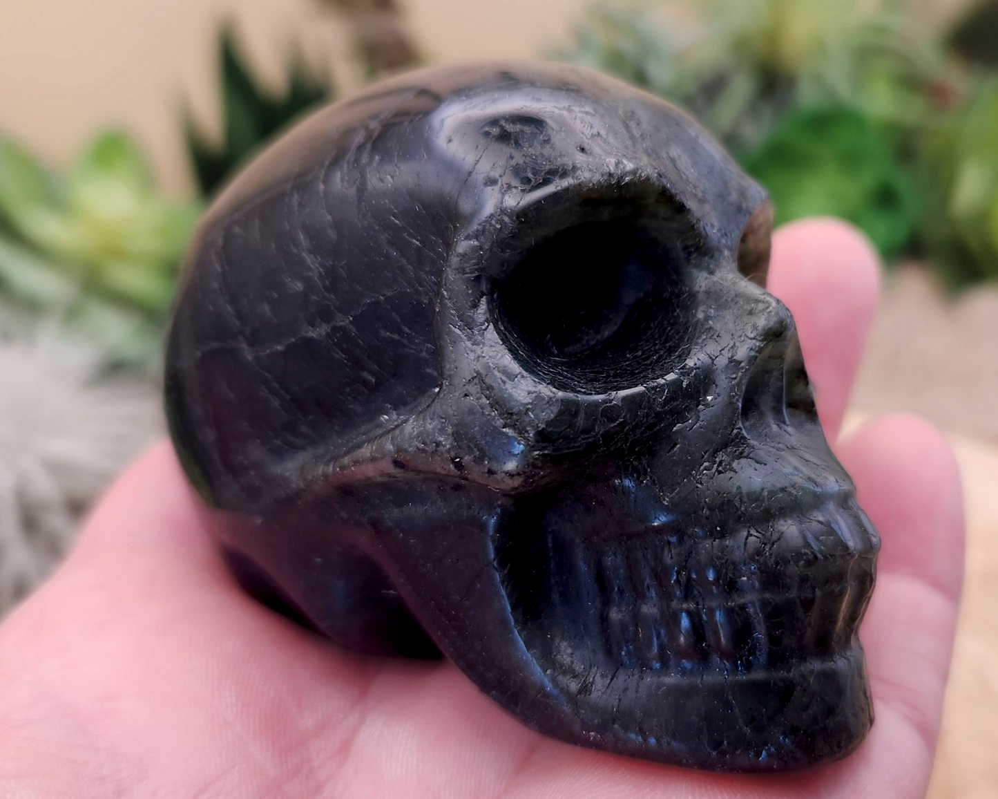 Labradorite Skull