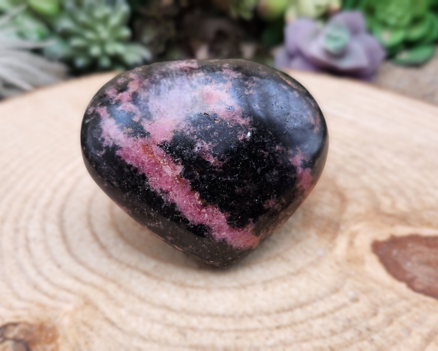 Rhodonite Heart