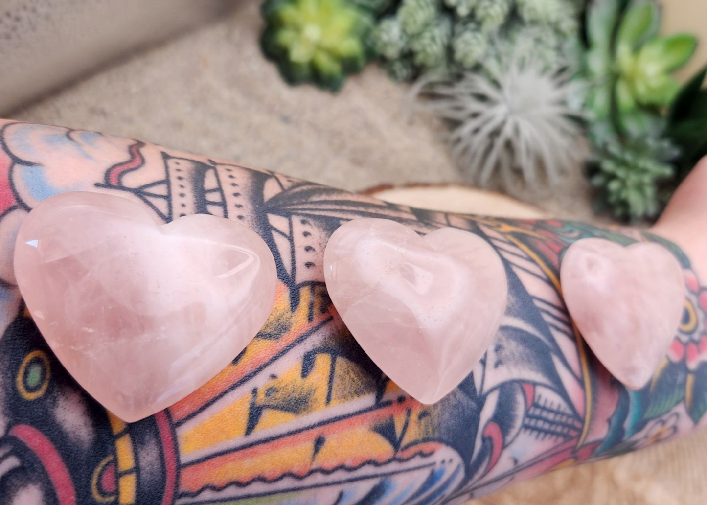 Rose Quartz Heart