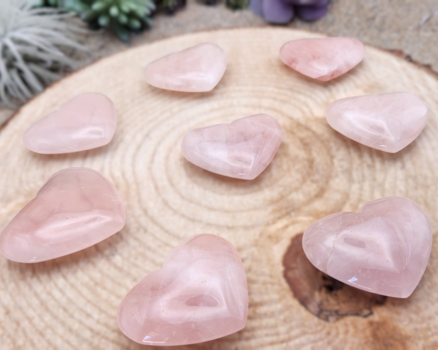 Rose Quartz Heart