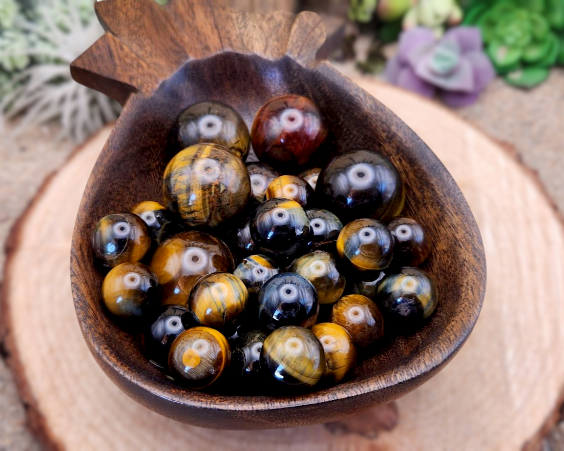 Tiger Eye Spheres