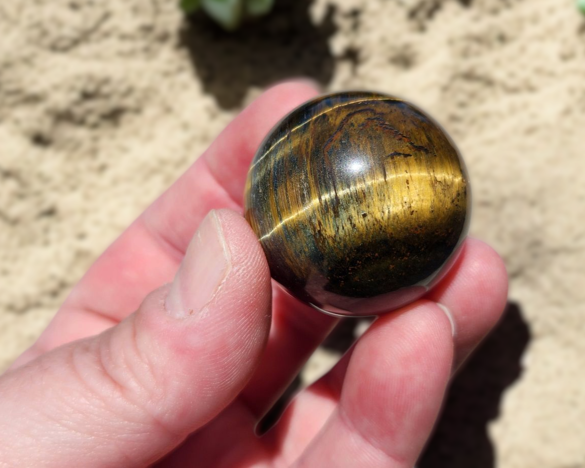 Tiger Eye Spheres