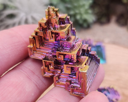 Rainbow Bismuth Crystal