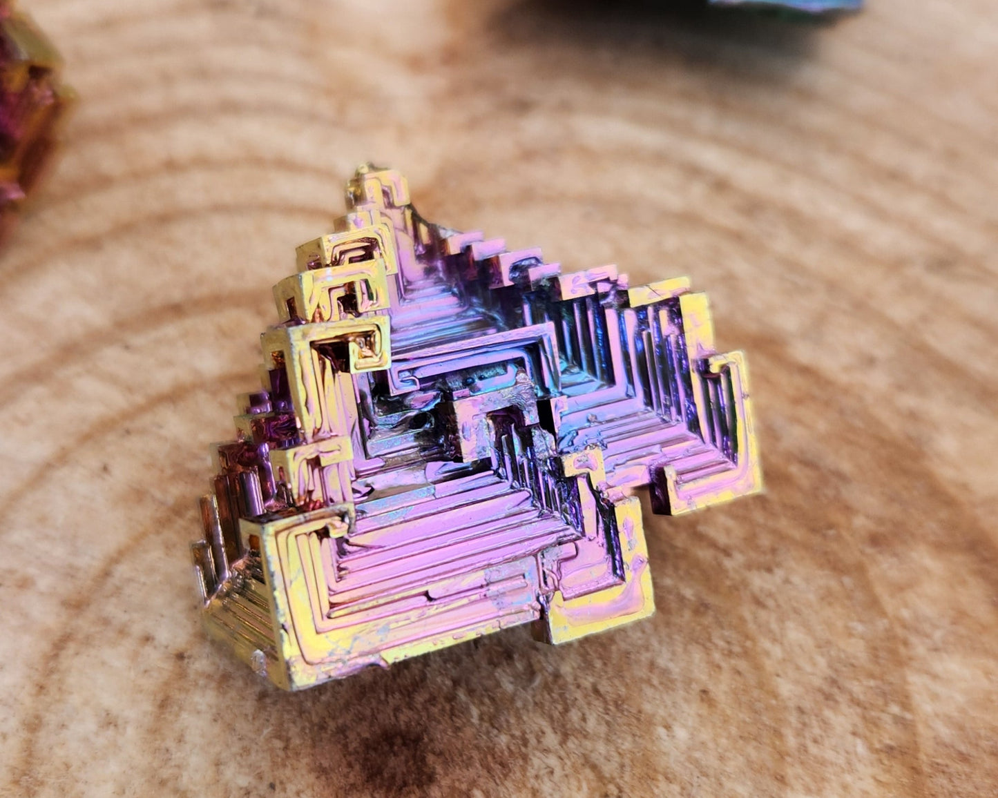 Rainbow Bismuth Crystal