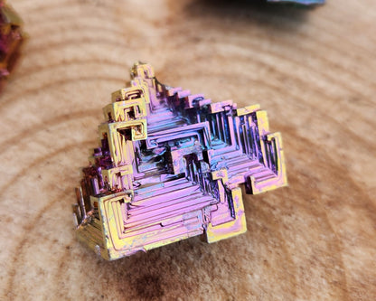 Rainbow Bismuth Crystal