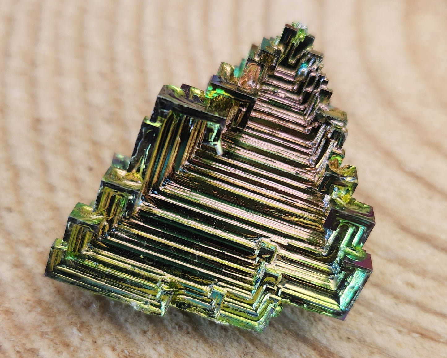 Rainbow Bismuth Crystal