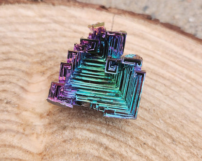 Rainbow Bismuth Crystal