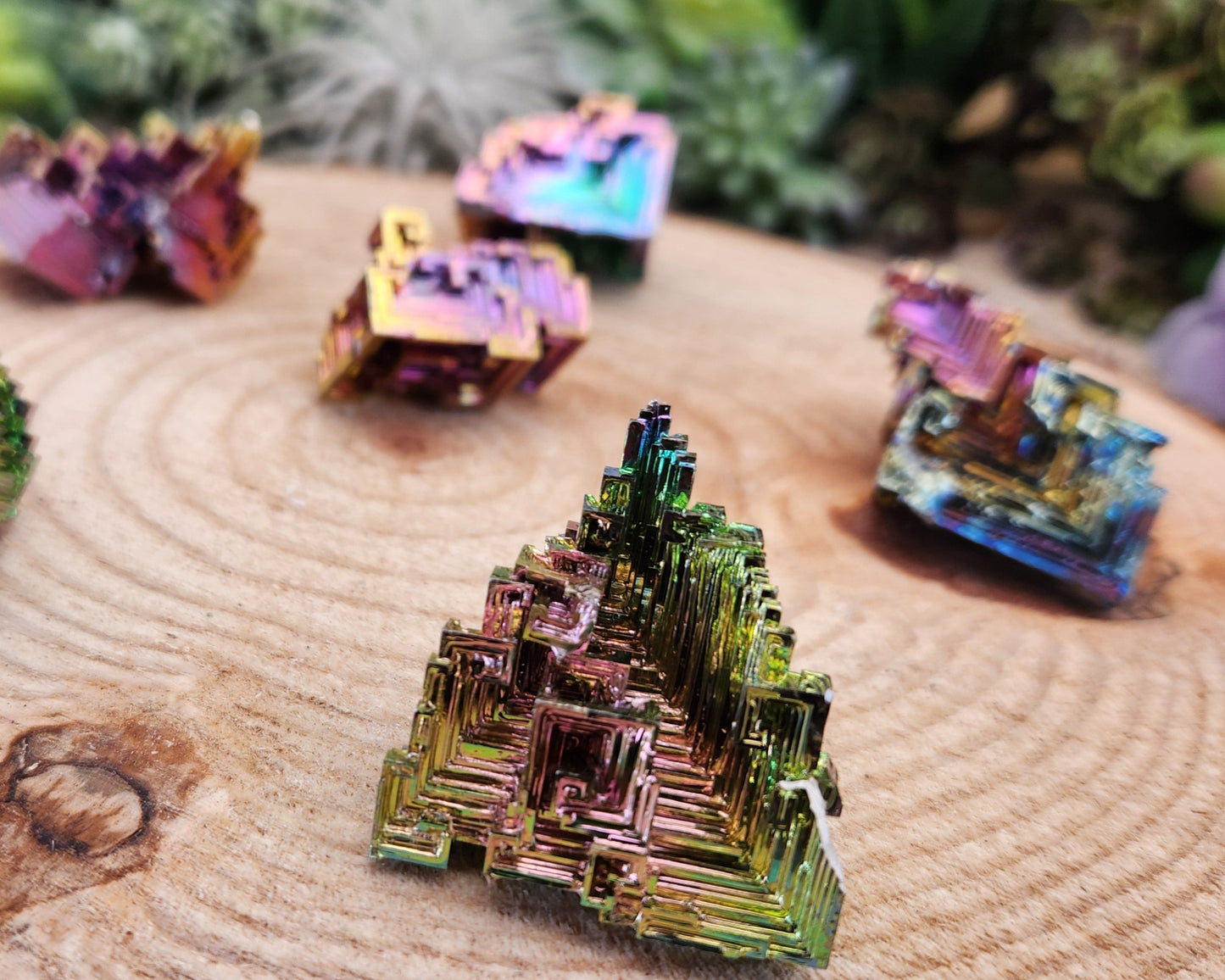 Rainbow Bismuth Crystal