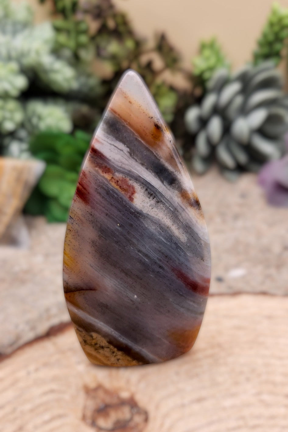 Ocean Jasper Free Form Flame