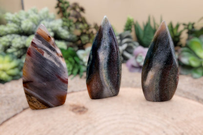Ocean Jasper Free Form Flame