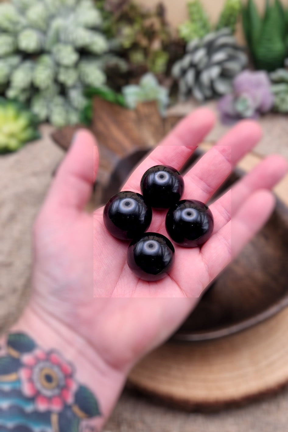 Obsidian Mini Spheres