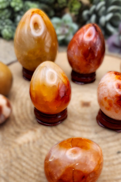 Carnelian Crystal Eggs