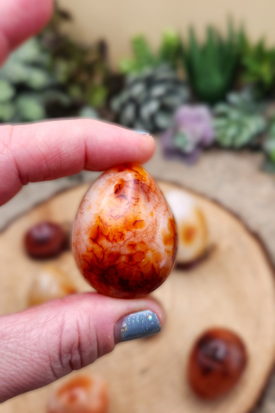 Carnelian Crystal Eggs