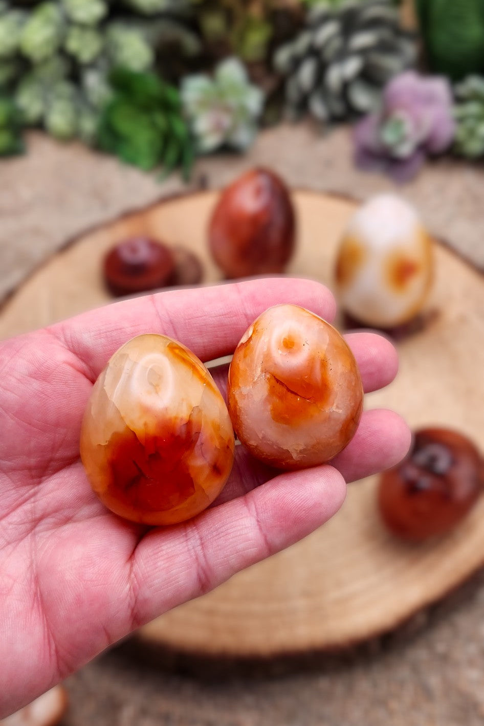 Carnelian Crystal Eggs