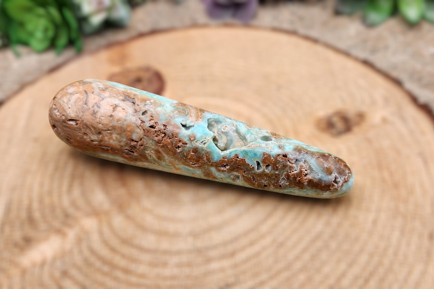 Caribbean Calcite Wand