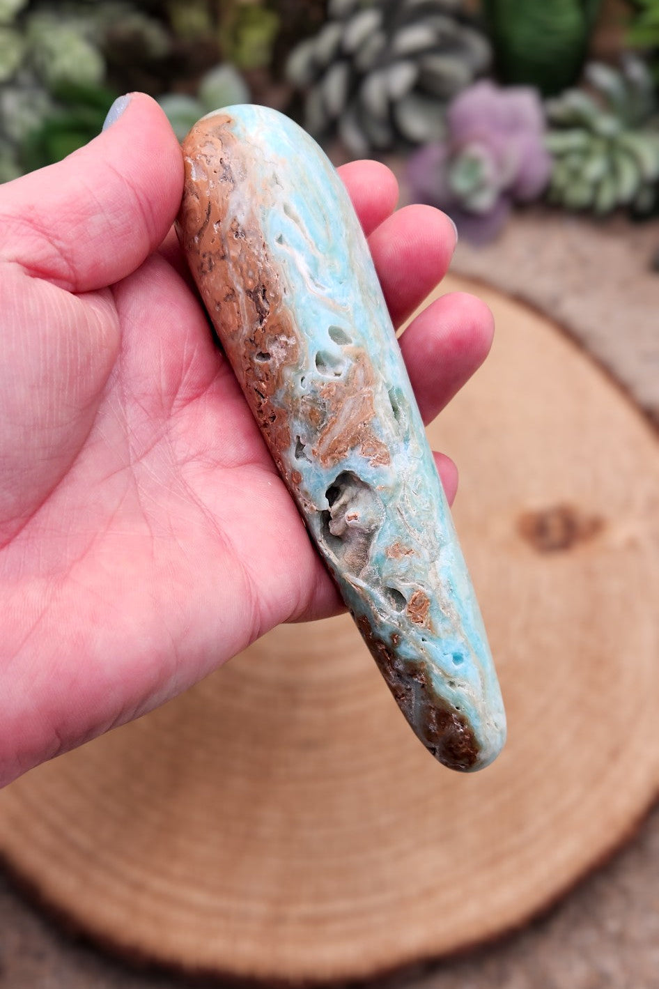 Caribbean Calcite Wand