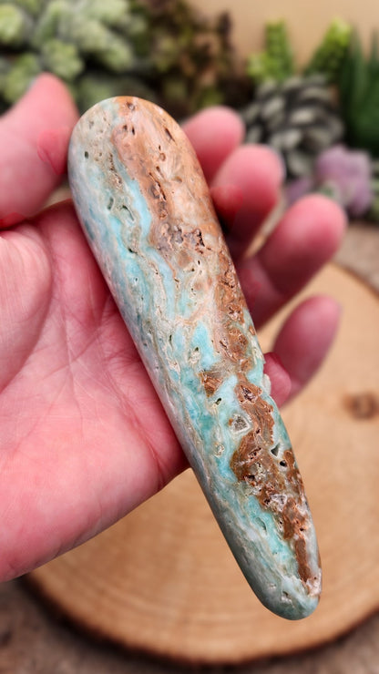 Caribbean Calcite Wand