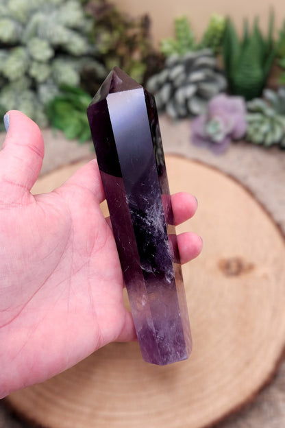 Large Dark Purple Amethyst Scepter