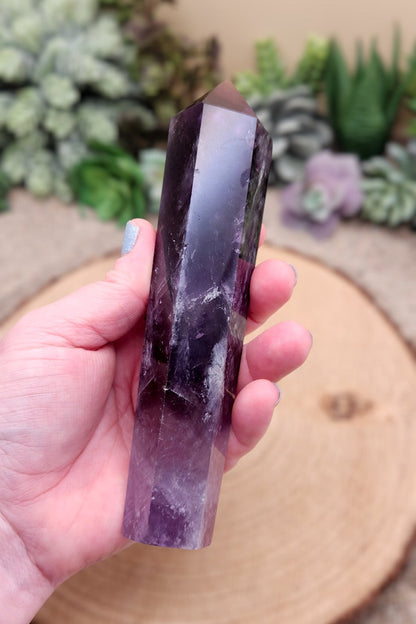 Large Dark Purple Amethyst Scepter