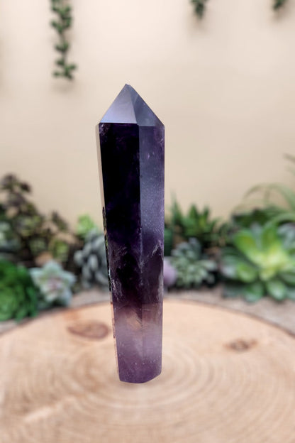 Large Dark Purple Amethyst Scepter