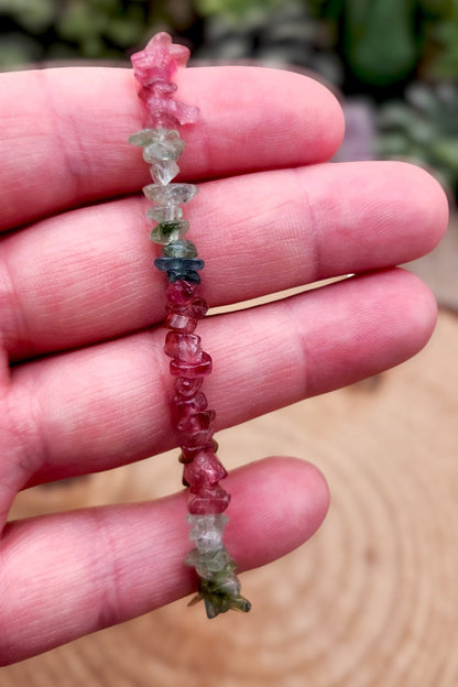 Rainbow Tourmaline Bracelet - Gem Quality