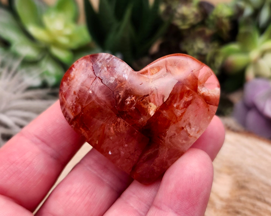 Fire Quartz Heart